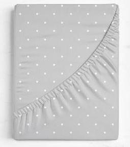 Простыня на резинке Облачко "Grey dots", 60х120