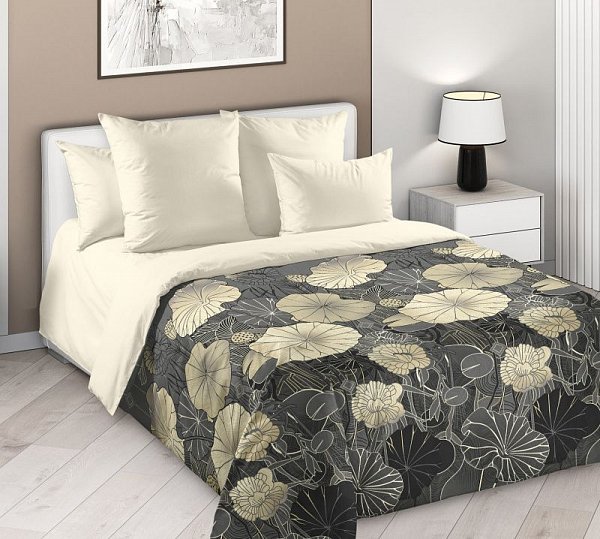 Комплект постельного белья Королевское искушение “Японский дворик”, двуспальный