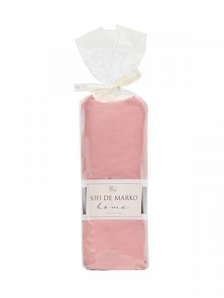 Простыня Sofi De Marko Мармис (пепел роза), 160х200х30