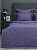 Комплект с одеялом KAZANOV.A Stripe Cotton "Hotel" (аметист платина), евро