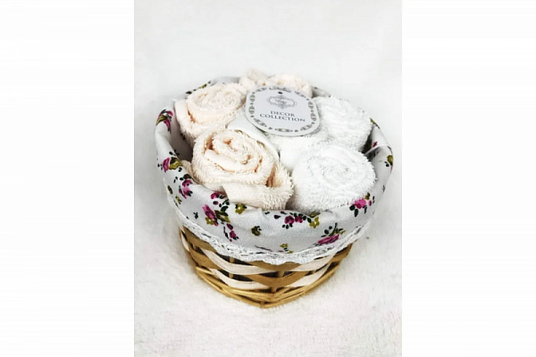 Комплект полотенец Sofi de marko “Евита” (персик), 30х30 см (6 шт.)