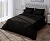 Комплект постельного белья Verossa stripe-sateen “Black”, семейный