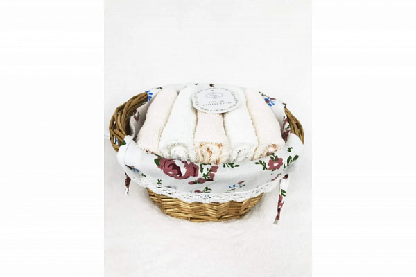 Комплект полотенец Sofi de marko “Грэй” (персик), 30х30 см (5 шт.)