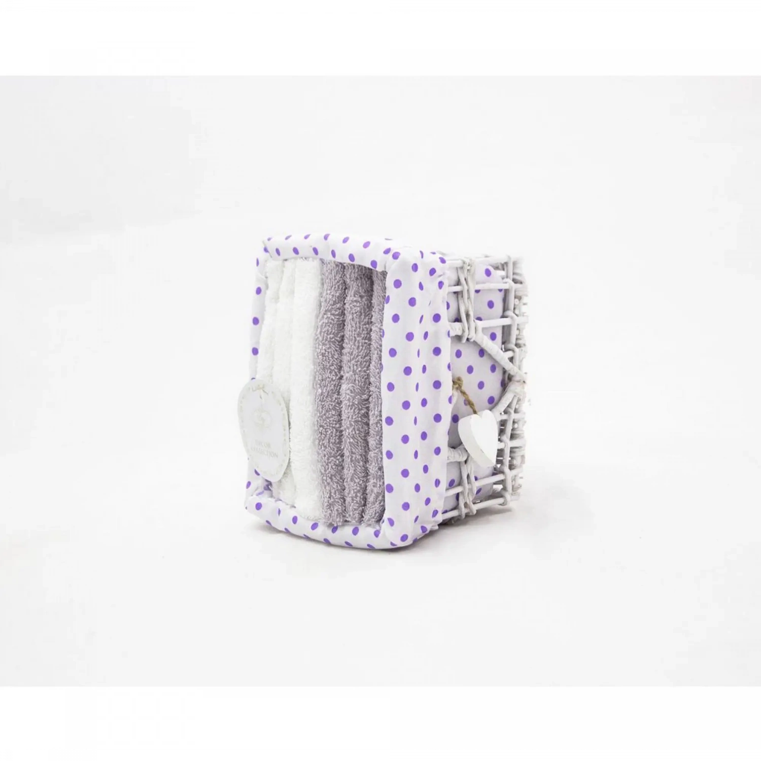 Комплект полотенец Sofi de marko “Тринни” (фиоле), 30х30 см (6 шт.)