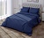 Комплект постельного белья Verossa stripe-sateen “Indigo”(синий), евро