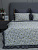 Комплект с одеялом KAZANOV.A Corsica Village "Бовари" жемчуг графит (премиум хлопок), евро