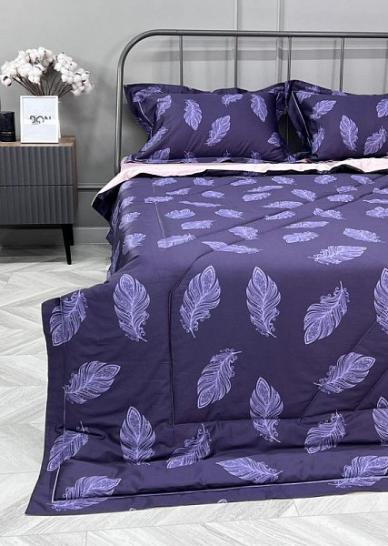 Комплект с одеялом Miss Mari "Египетский хлопок" (повышенной плотности) SM28, евро