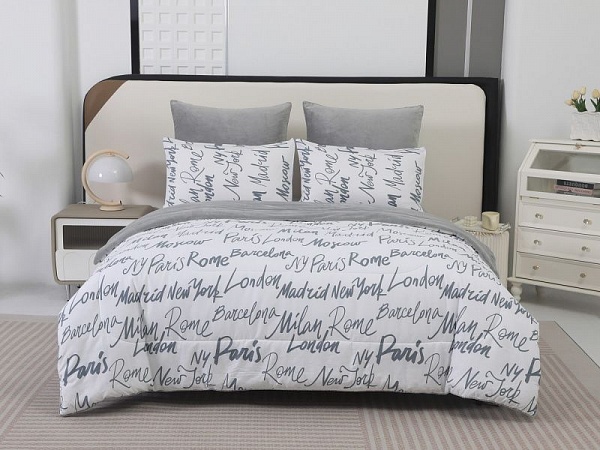 Комплект с одеялом Sofi De Marko “Роберто” №16 (сатин-велюр), евро