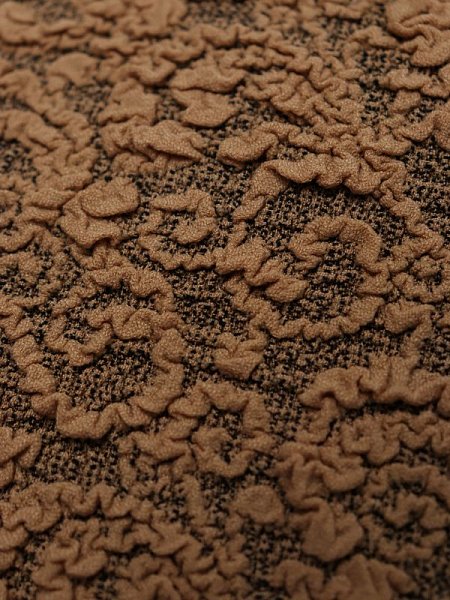 Чехол на угловой диван Жаккард капучино