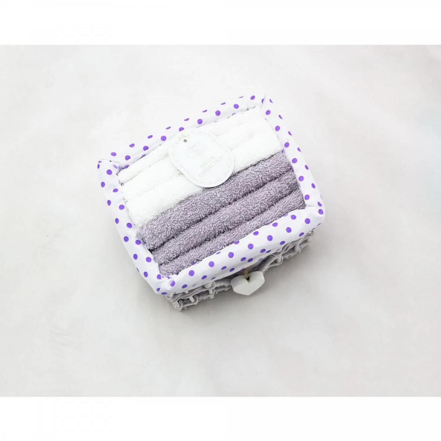 Комплект полотенец Sofi de marko “Тринни” (фиоле), 30х30 см (6 шт.)