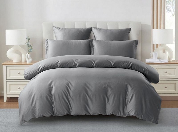 Комплект постельного белья Karteks "Сатин однотонный" SKO-029, двухспальный