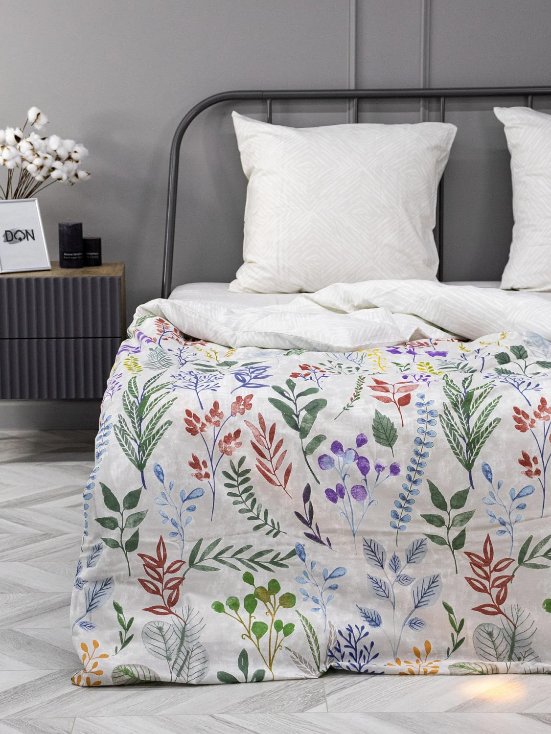 Комплект постельного белья Самойловский текстиль "Гербарий", евро