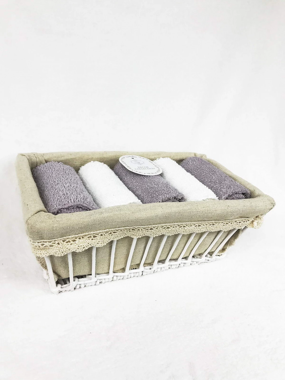 Комплект полотенец Sofi de marko “Ирис” (фиолет), 30x50 (5 шт)