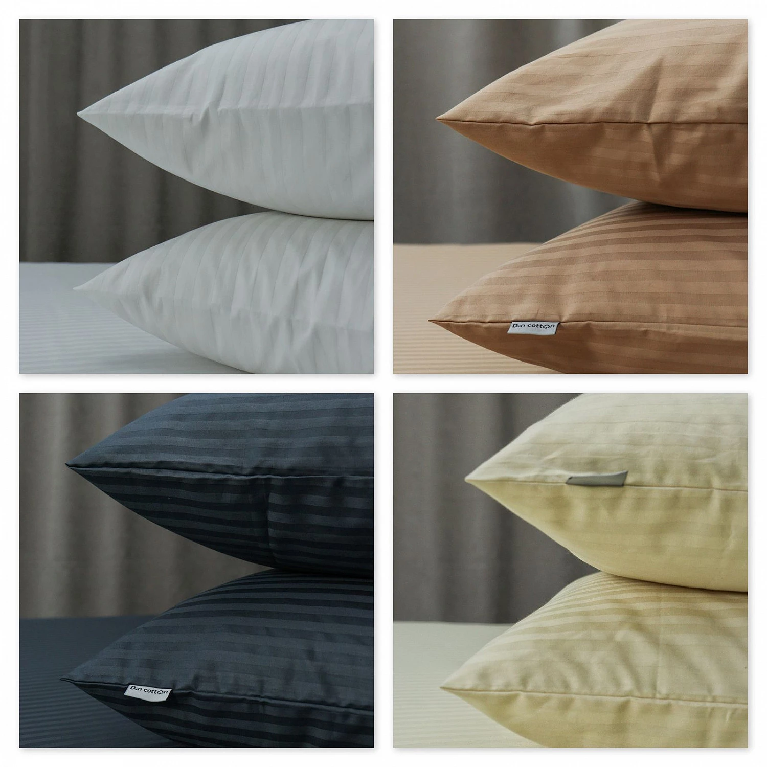 Набор наволочек DonCotton "Stripe Sateen" (в ассортименте)  2 шт, 50х70