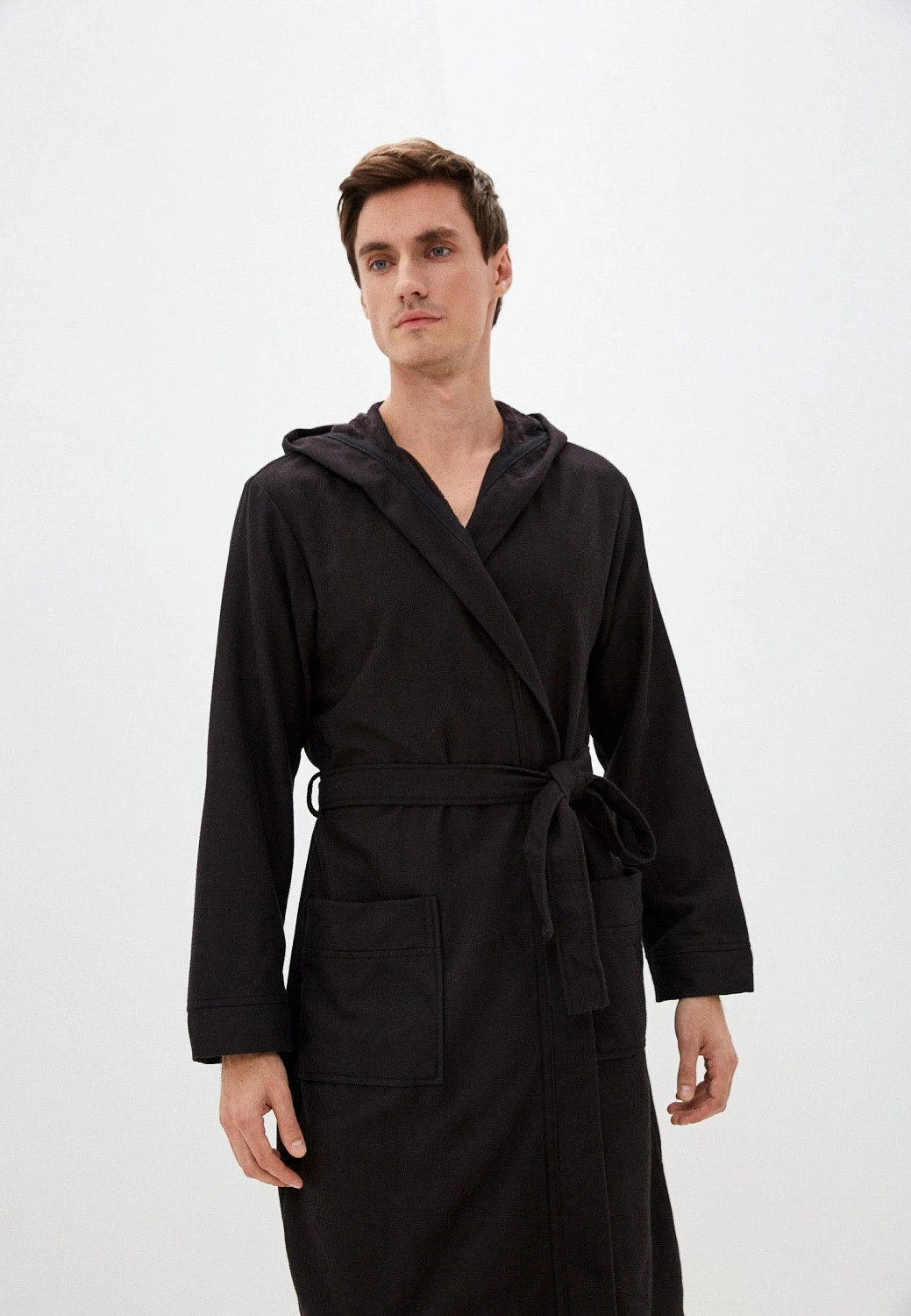 Халат махровый мужской Sofi de Marko “Марвин” (черный)