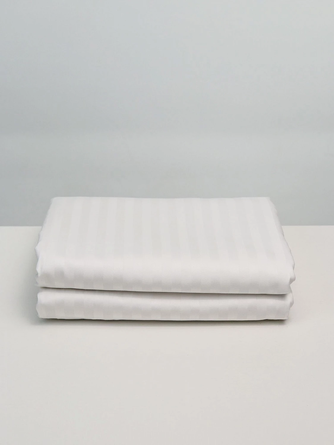 Пододеяльник DonCotton "Stripe Sateen" (белый) 200х220