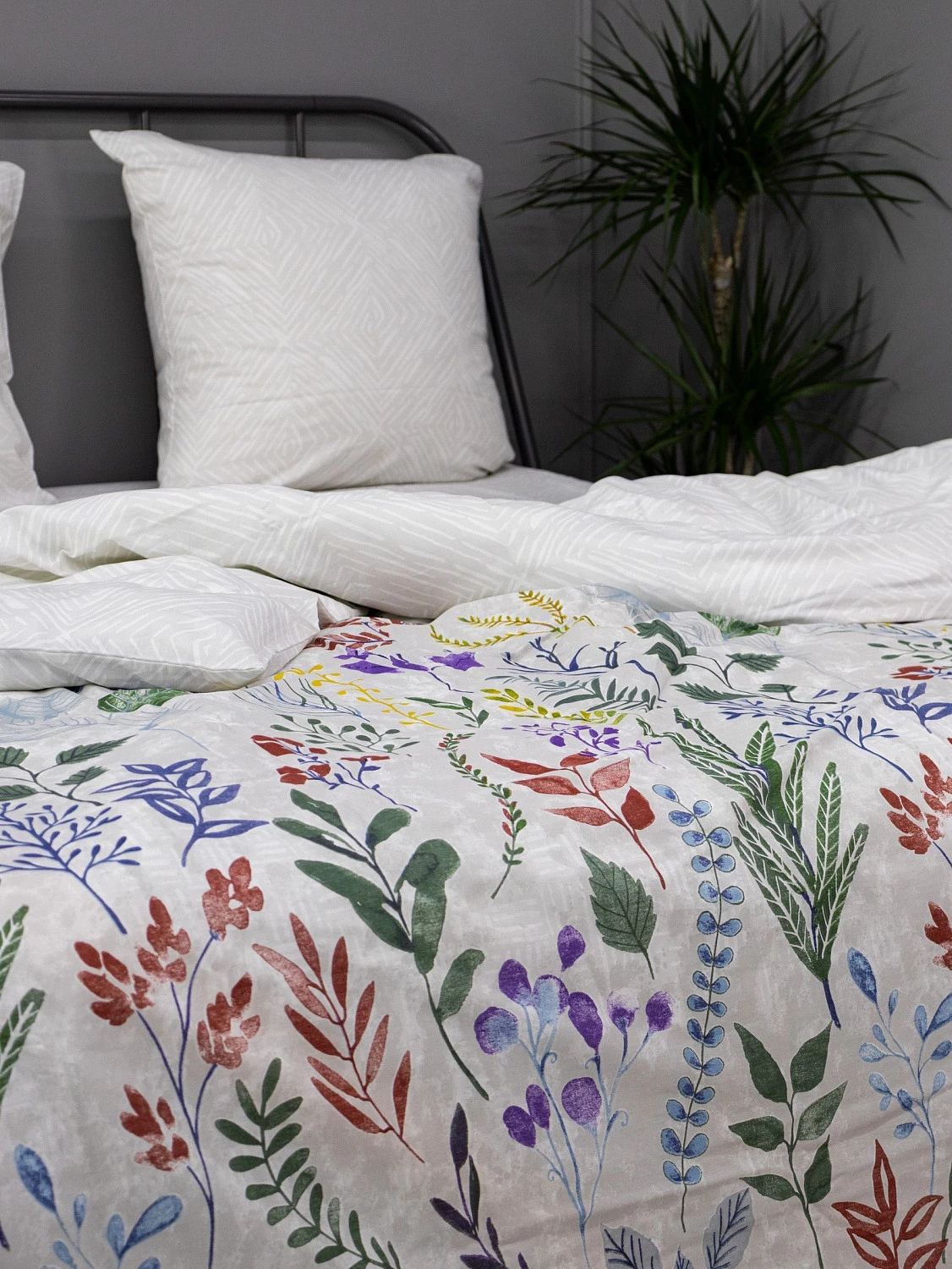 Комплект постельного белья Самойловский текстиль "Гербарий", евро