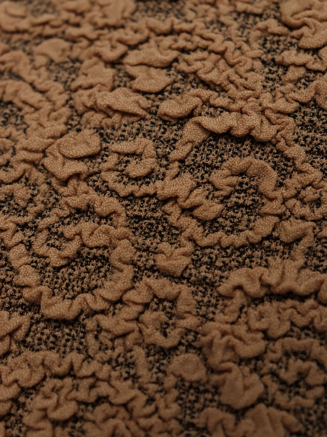 Чехол на угловой диван Жаккард капучино