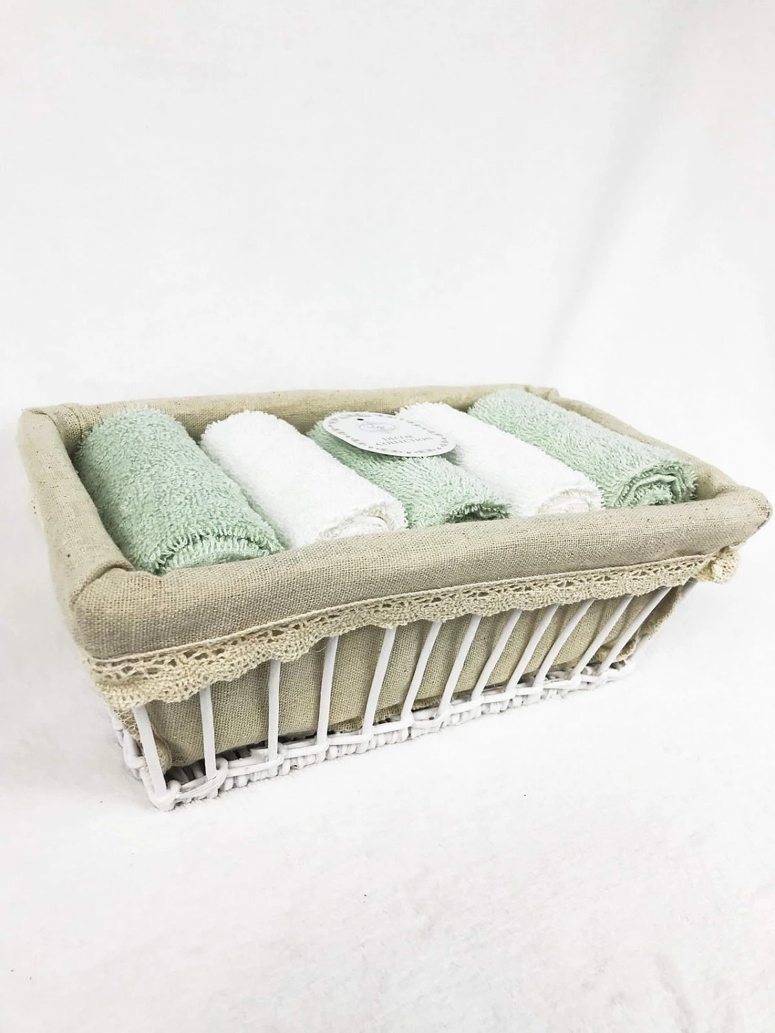 Комплект полотенец Sofi de marko “Ирис” (бирюза), 30x50 (5 шт)