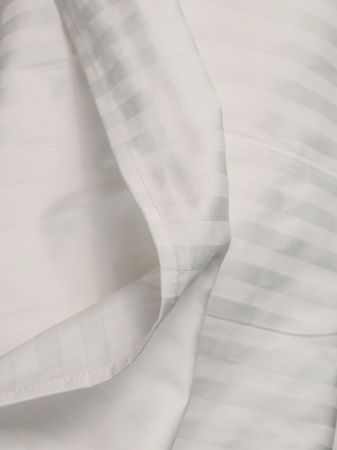 Пододеяльник DonCotton "Stripe Sateen" (белый) 200х220