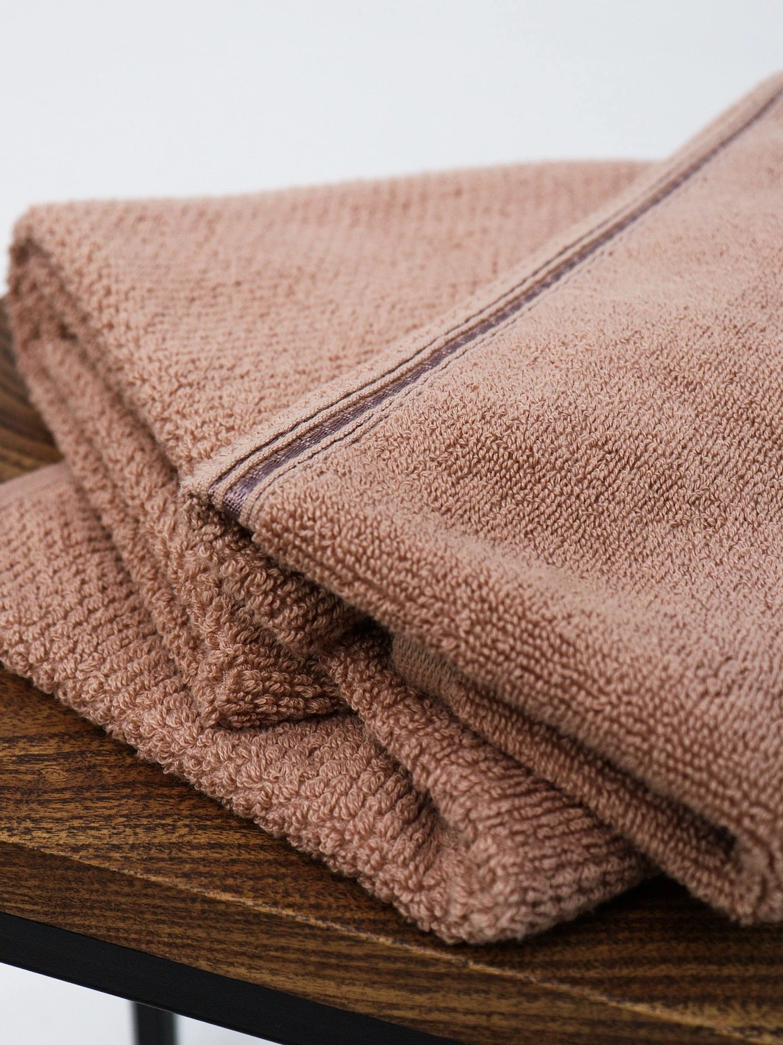 Махровое полотенце DonCotton “Lusso” (мокко), 70х140